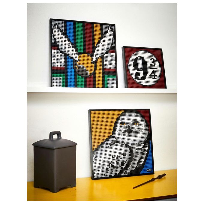 LEGO Art Harry Potter Hogwarts Crests