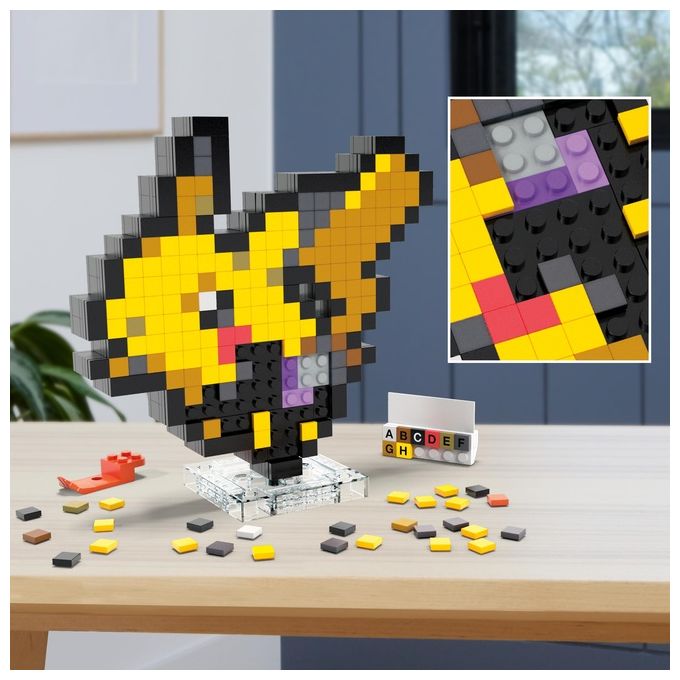 Mega Bloks Pixel Art Pikachu Pokemon