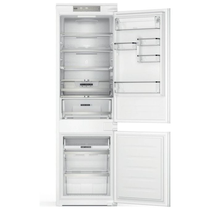 Whirlpool WHC18T574P Frigorifero Combinato da Incasso 250 L 177 cm Classe C 32 dB Total No Frost 6° Senso colore Bianco