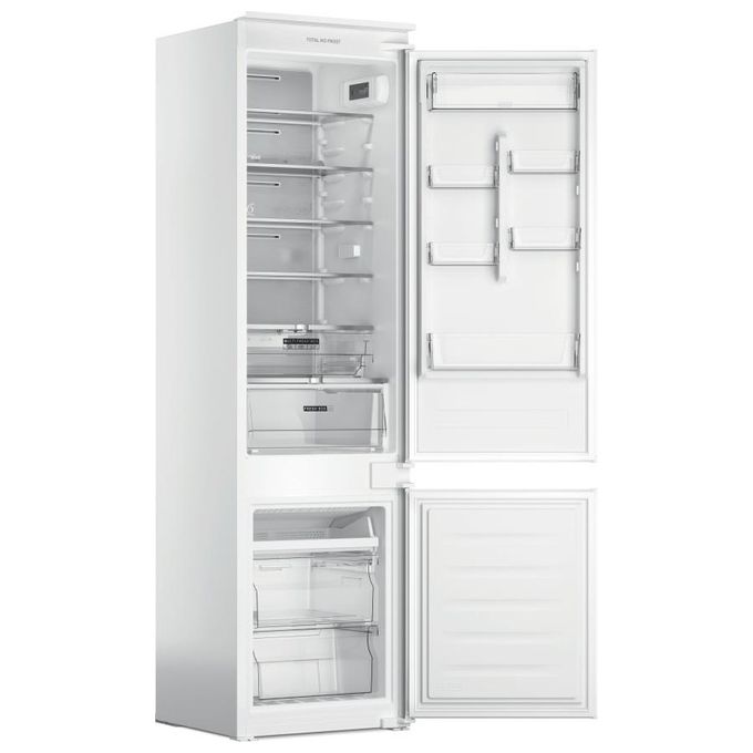 WHIRLPOOL WHC20T352 Frigorifero Combinato Capacita' 280 Litri Classe energetica E NoFrost Allarme porta aperta Zen Inverter Technology 193,5cm Bianco WHC20T352