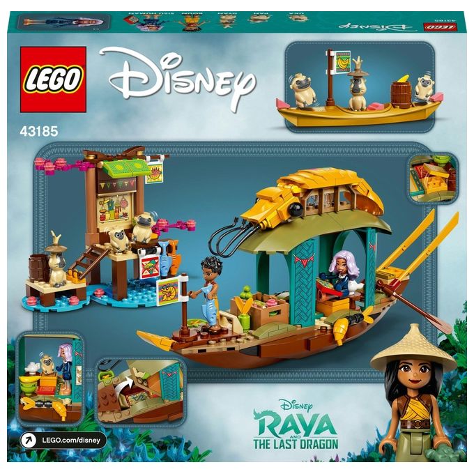 LEGO 43185 Disney Princess Barca di Boun 247 pezzi colore Multicolore