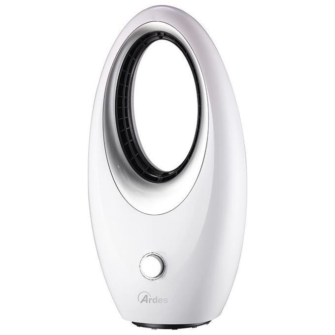 Ardes Ventilatore Senza Pale Muna Bladeless Meccanico Bianco per Climatizzazione e Comfort Ambientale