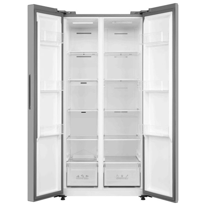 Comfee RCS609IX2 Frigorifero Americano Side by Side Capacita' 460 Litri Classe energetica E Raffreddamento No Frost colore Inox