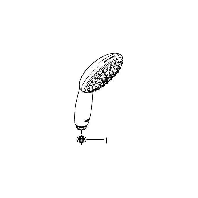 Grohe Doccetta 27947002 Vitalio Start 110 2F in Cromo Lucido