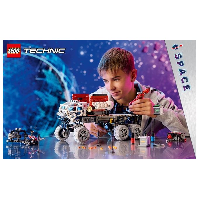 LEGO Technic 42180 Rover di Esplorazione Marziano, Giochi Spaziali per Bambini 11+, Veicolo Giocattolo Ispirato alla NASA