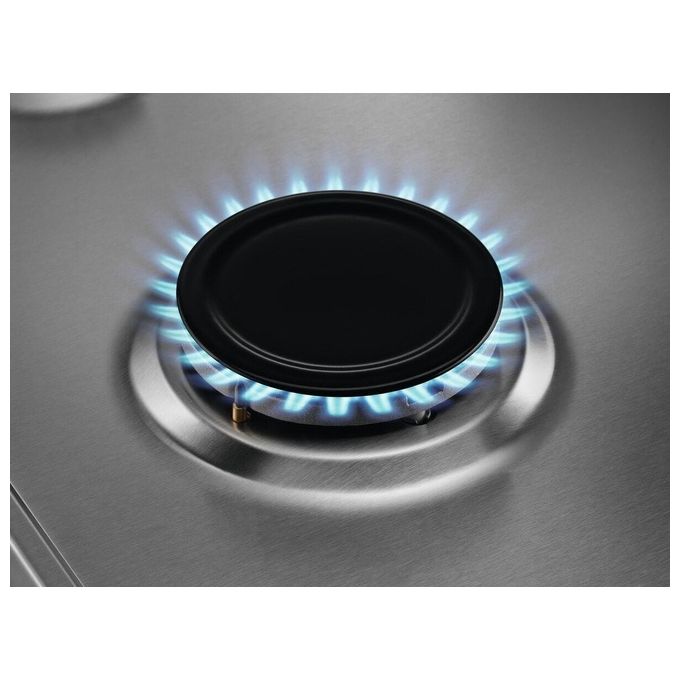 Electrolux EGS75362X Piano Cottura 5 Fuochi a Gas 75 cm Superficie in Acciaio colore Inox