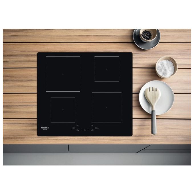 Hotpoint HQ 2260S NE Piano Cottura ad Induzione 4 Zone 59 cm Nero