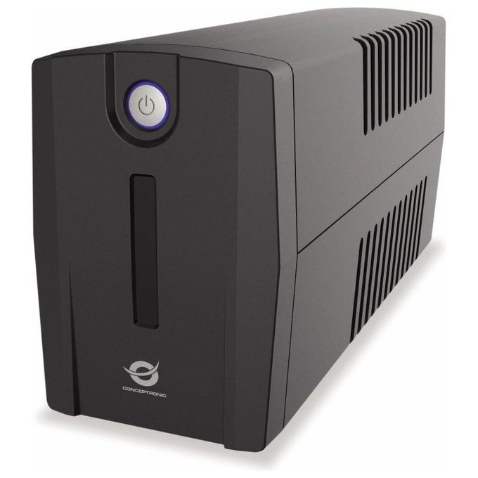 Conceptronic ZEUS07ES Gruppo di Continuita' Ups a Linea Interattiva 1 Kva 600W 2 Prese Ac