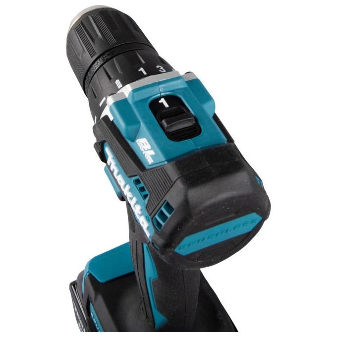 Makita DDF487RFE3 Trapano Avvitatore con 3 Batterie Incluse, Carica Batterie Incluso e Valigetta