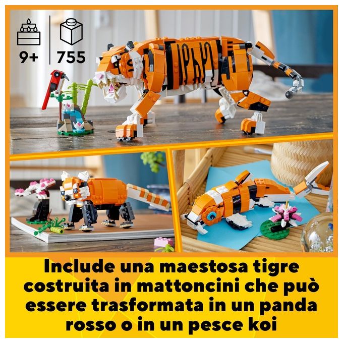 LEGO Creator 3 In 1 Tigre Maestosa