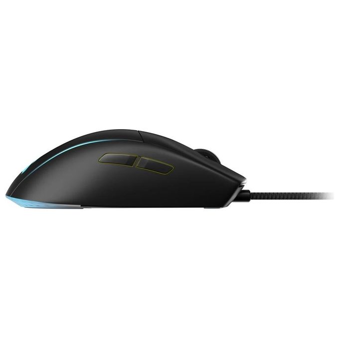 Corsair M75 Wired RGB Mouse da Gioco FPS Leggero - 26.000 DPI - Pulsanti Laterali Intercambiabili - PC - Nero