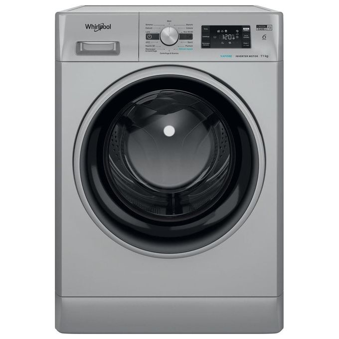 Whirlpool FFB 116 SILVER IT 6° Senso Lavatrice Carica Frontale 11 Kg 1400 rpm Classe A FreshCare+ Inverter (85x59.5x60.5 cm) colore Argento