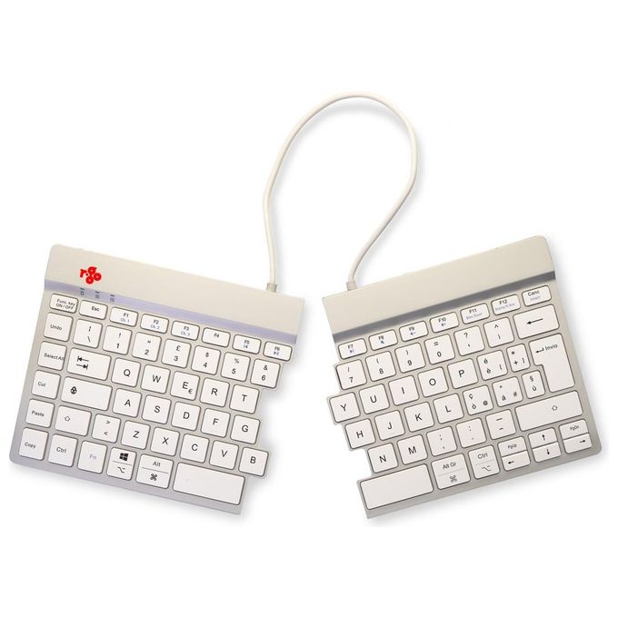 R-Go Tools Tastiera Ergonomica Split It R-Go Tools Tastiera Ergonomica Split It Bianco