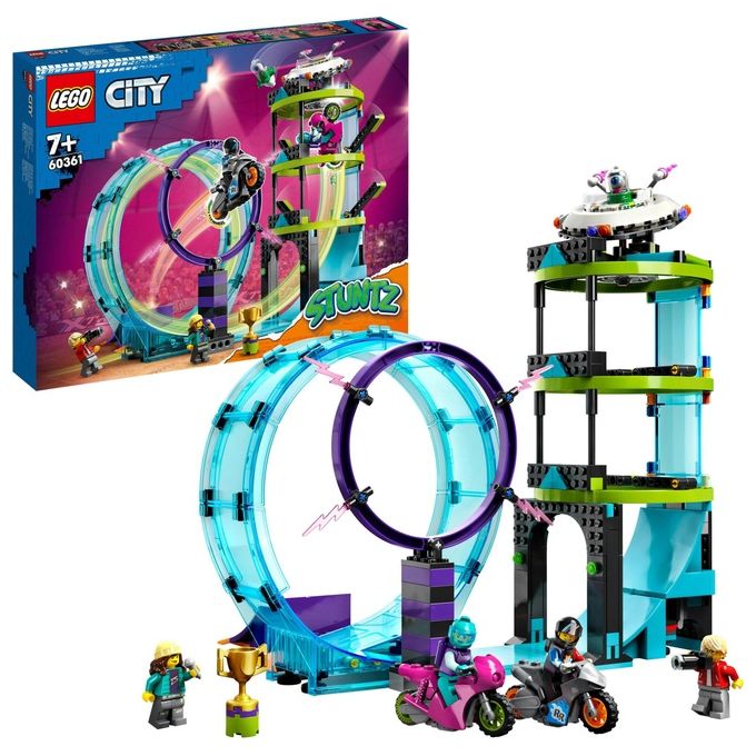 LEGO 60361 City Stuntz Set da Costruzione 385 pezzi per Bambini 7+ anni colore Multicolore