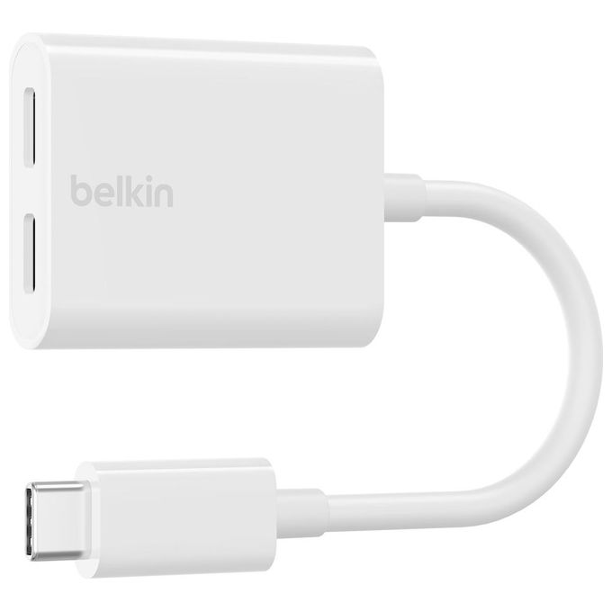 Belkin RockStar Adattatore Audio con Ricarica USB-C