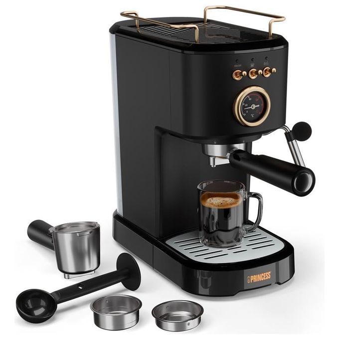 Princess 249417 Macchina da Caffe' Macinato e Capsule 1100W Nero