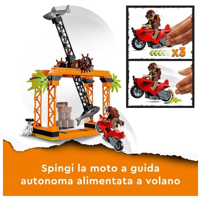 LEGO LEGO City Sfida Acrobatica Attacco dello Squalo