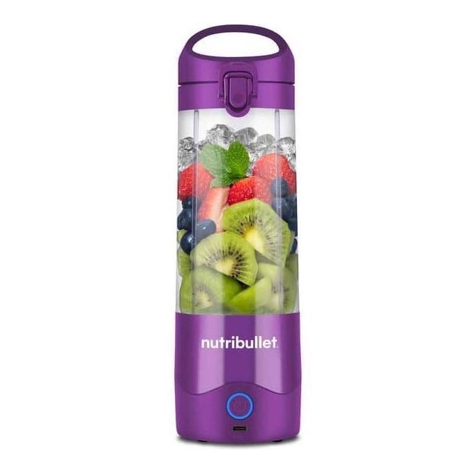 Nutribullet NBP003PU Frullatore Portatile Tritatutto 475 ml Caricatore USB-C Viola