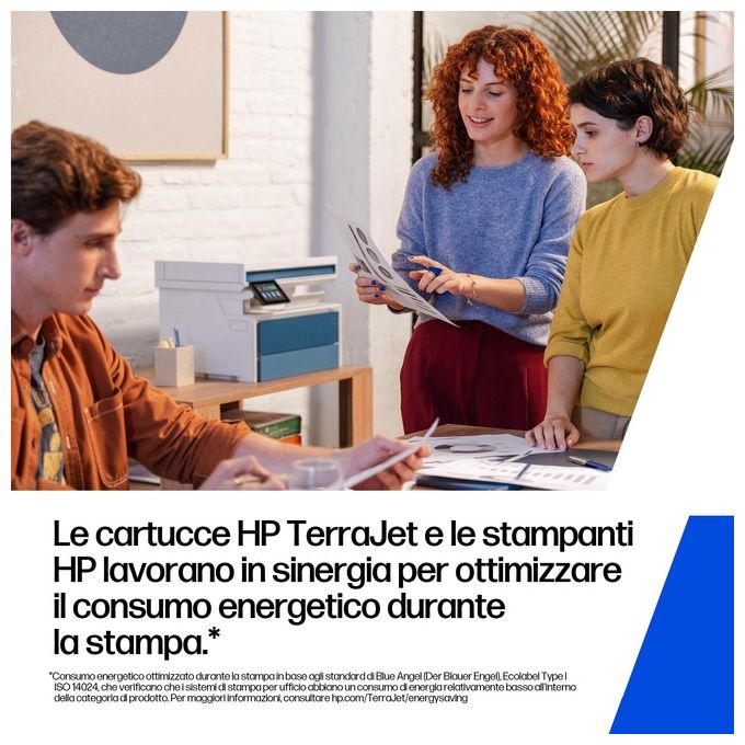 HP 213X Cartuccia Toner Originale HP TerraJet Rendimento 18000 Pagine Compatibile con LaserJet Enterprise 5700 5800 6700 6800 Serie colore Nero