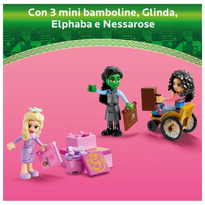 LEGO Wicked Glinda Elphaba e Nessarose all'Universita' di Shiz