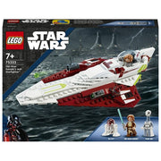LEGO Star Wars 75333 Jedi Starfighter di Obi-Wan Kenobi, Set l'Attacco dei Cloni con Droide e Minifigure Taun We, Spada Laser