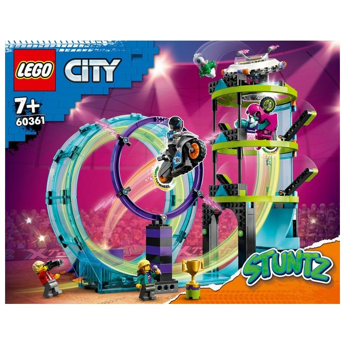 LEGO 60361 City Stuntz Set da Costruzione 385 pezzi per Bambini 7+ anni colore Multicolore