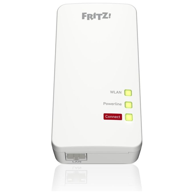 FRITZ! 20002819 Powerline 1260E Kit Adattatore Powerline 1200 Mbit-s Wi-Fi AC+N 1266 Mbit-s MIMO 2x2 Mesh Access Point colore Bianco