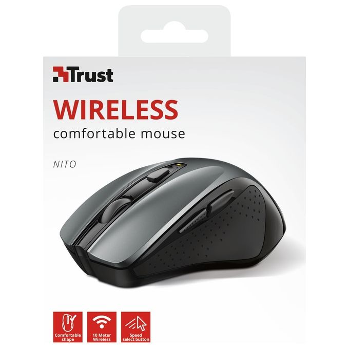 Trust Nito Mouse Mano Destra RF Wireless 2200 DPI Nero