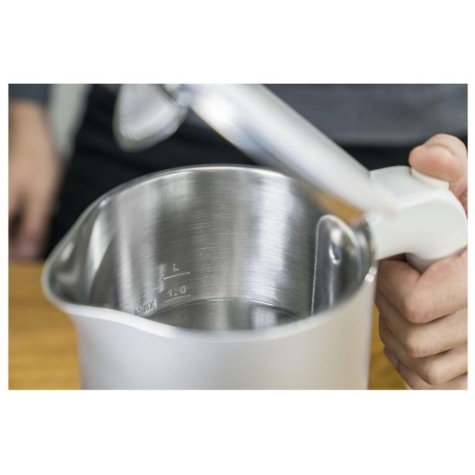 Zwilling Enfinigy Bollitore con Filtro Anticalcare in Acciaio Inossidabile e Protezione Contro il Surriscaldamento Wireless 1850 Watt 1 Litro Argento