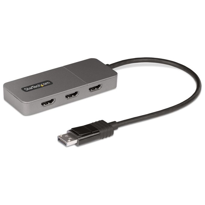 StarTech.com Adattatore DP HDMI a 3 Porte Hub MST da DisplayPort a HDMI 4K 60Hz