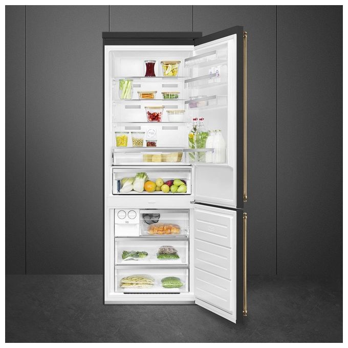 Smeg FA8005RAO5 Estetica Coloniale Frigorifero Combinato Capacita' 481 Litri Classe energetica E (A++) 195,5 cm Total No Frost Cerniera a Destra Antracite