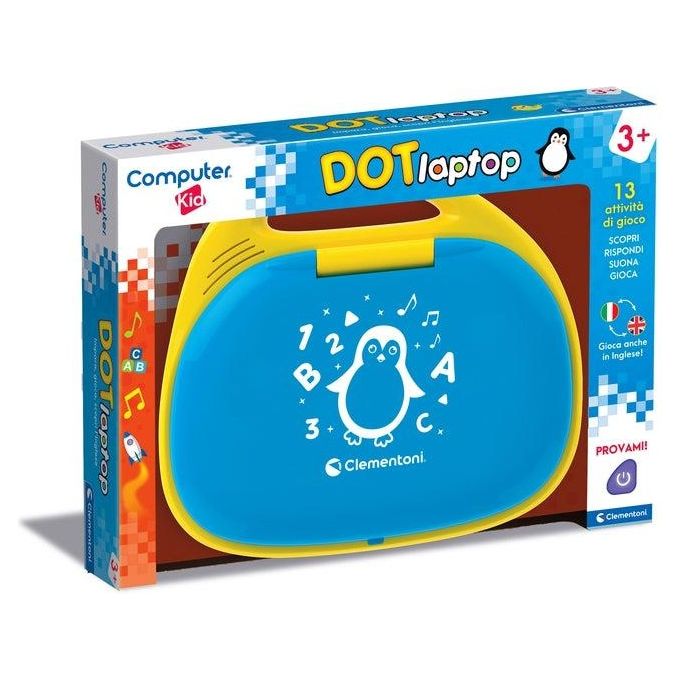Clementoni Gioco Educativo Computer Kid Primo Laptop DOT