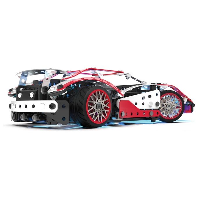Meccano Multimodello da 25 Supercar Motorizzata Kit Di Costruzioni con 347 Pezzi Attrezzi e Fari Funzionanti