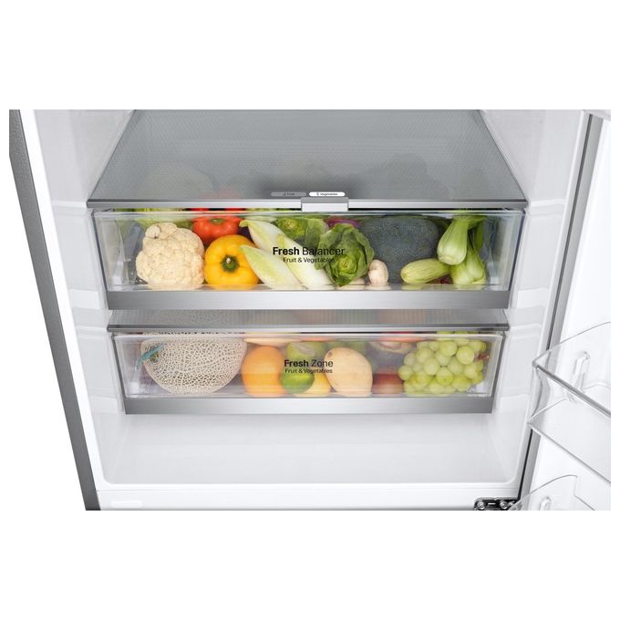 LG GBB567PZCMB Frigorifero Combinato Total No Frost 462 Litri 70cm Classe Energetica E Door and Linear Cooling Wi-Fi Acciaio Inox