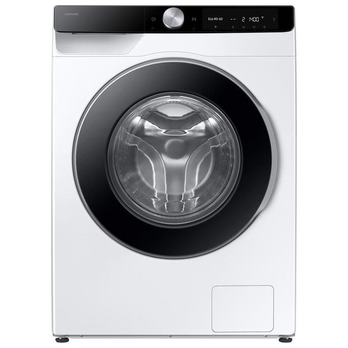 Samsung WW90DG6U85LKU3 AI Ecobubble Lavatrice Frontale 9 Kg 1400 rpm Classe A Wi-Fi Ecodosatore Vapore (85x60x60 cm) colore Bianco