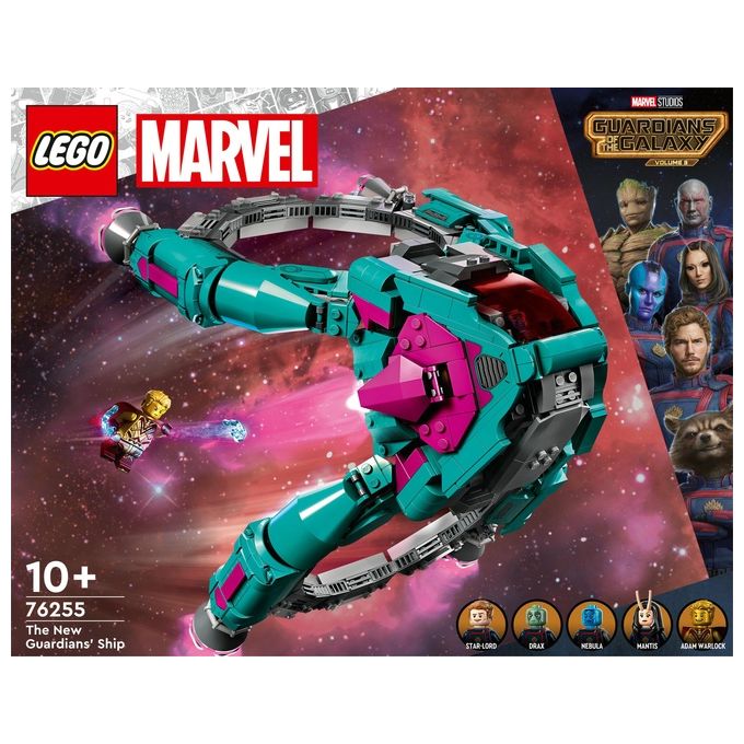 LEGO 76255 L’Astronave dei Nuovi Guardiani Set da Costruzione 1108 pezzi colore Multicolore