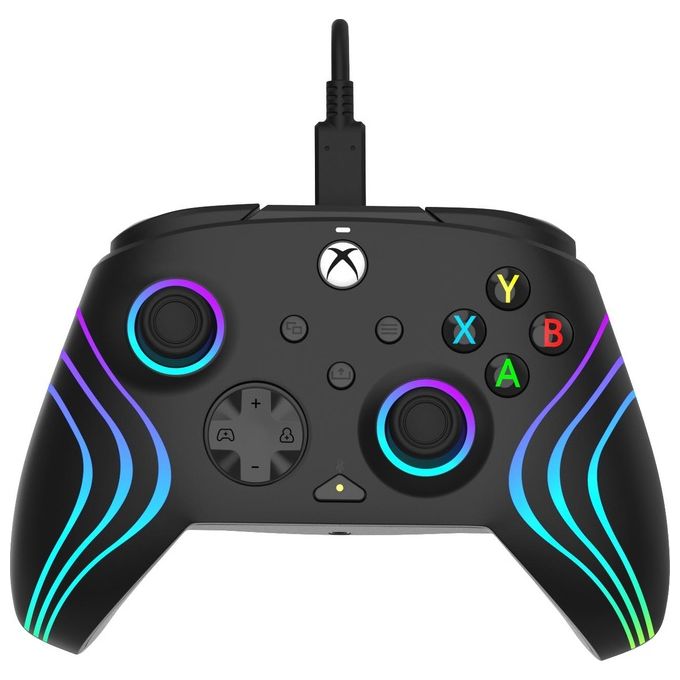 Pdp Gamepad per Xbox Afterglow Wave Wired Black