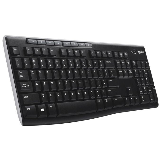 Logitech Wireless Keyboard K270 Tastiera senza Fili 2.4 GHz Svizzera