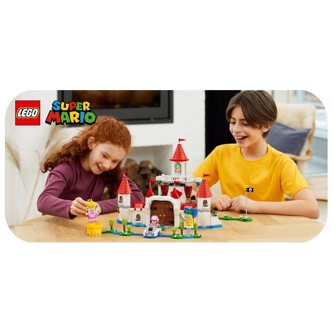 LEGO 71408 Super Mario Pack Espansione Castello di Peach 1216 pezzi 5 personaggi inclusi (48x37x9 5 cm) colore Nero