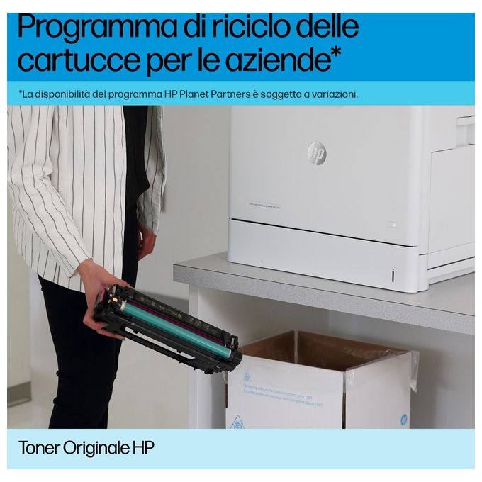 HP 655a Black Toner per stampanti compatibili garantisce stampe di alta qualita' con una resa eccellente per risultati professionali
