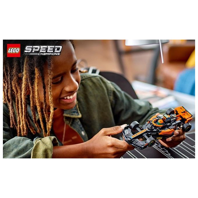 LEGO Speed Champions 76919 Mono Splitposto da Corsa McLaren Formula 1 2023, Macchina Giocattolo F1 per Bambini 9+, Auto da Costruire
