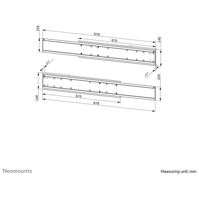 Neomounts by Newstar Adattatore per Doppio Schermo