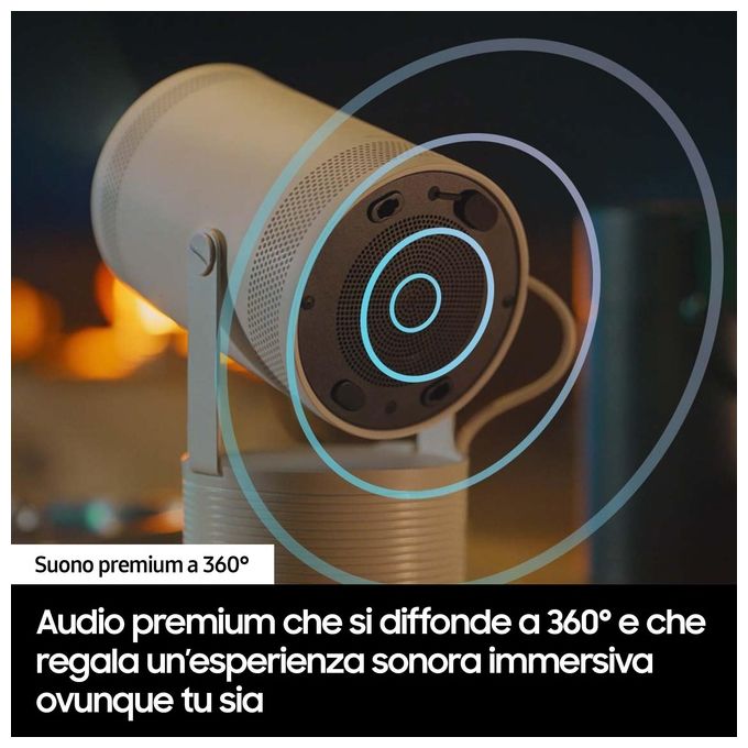 Samsung The Freestyle 2nd Generation LFF3C Proiettore Portatile Full HD Wi-Fi USB Auto Focusing e Leveling