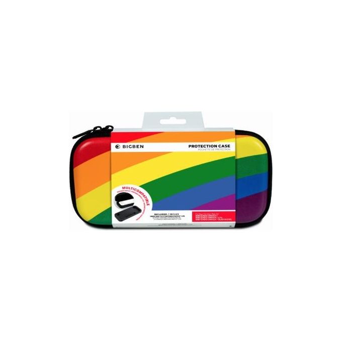 Big Ben Custodia Protection Case Rainbow per Nintendo Switch