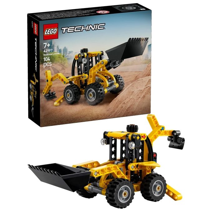 LEGO Scavatrice a Cucchiaia Rovescia 42197 Technic Costruzioni avanzate per appassionati con dettagli realistici di movimento e design robusto