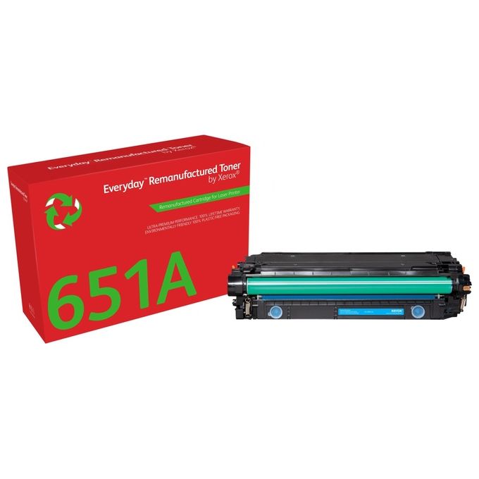 Xerox Toner Everyday Ciano per HP Ce341a-Ce271a-Ce741a 16000 Pagine