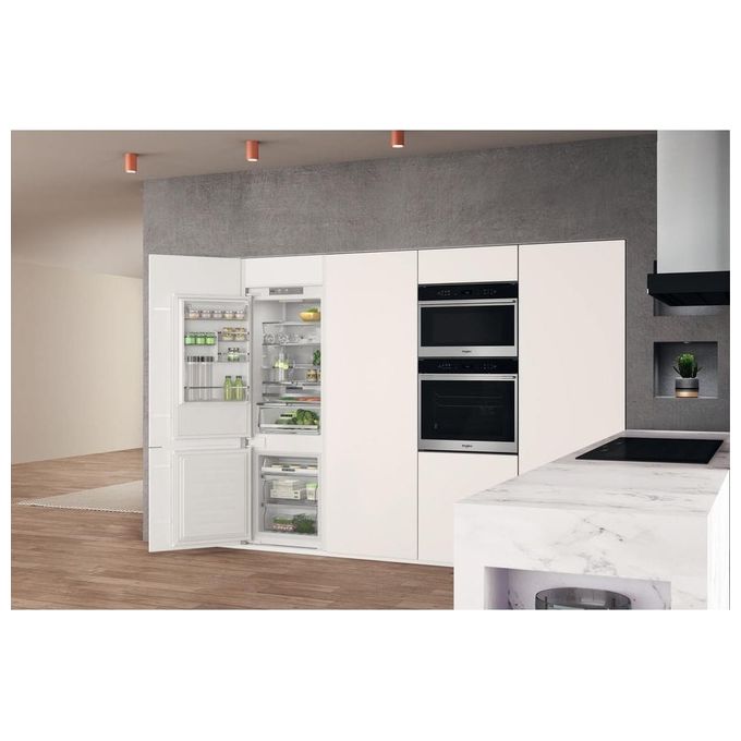 Whirlpool WHC18T574P Frigorifero Combinato da Incasso 250 L 177 cm Classe C 32 dB Total No Frost 6° Senso colore Bianco