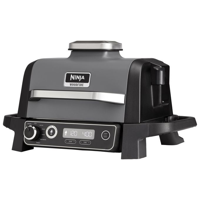 Ninja OG701EU Woodfire Barbecue Elettrico con Affumicatore