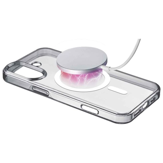 Cellular Line Cover per iPhone 16 Gloss Mag Clear