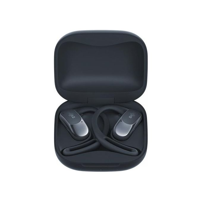 Shokz OpenFit Air Weiss Auricolare Wireless a Clip Chiamate-Musica-Sport-Tutti i Giorni Bluetooth Nero